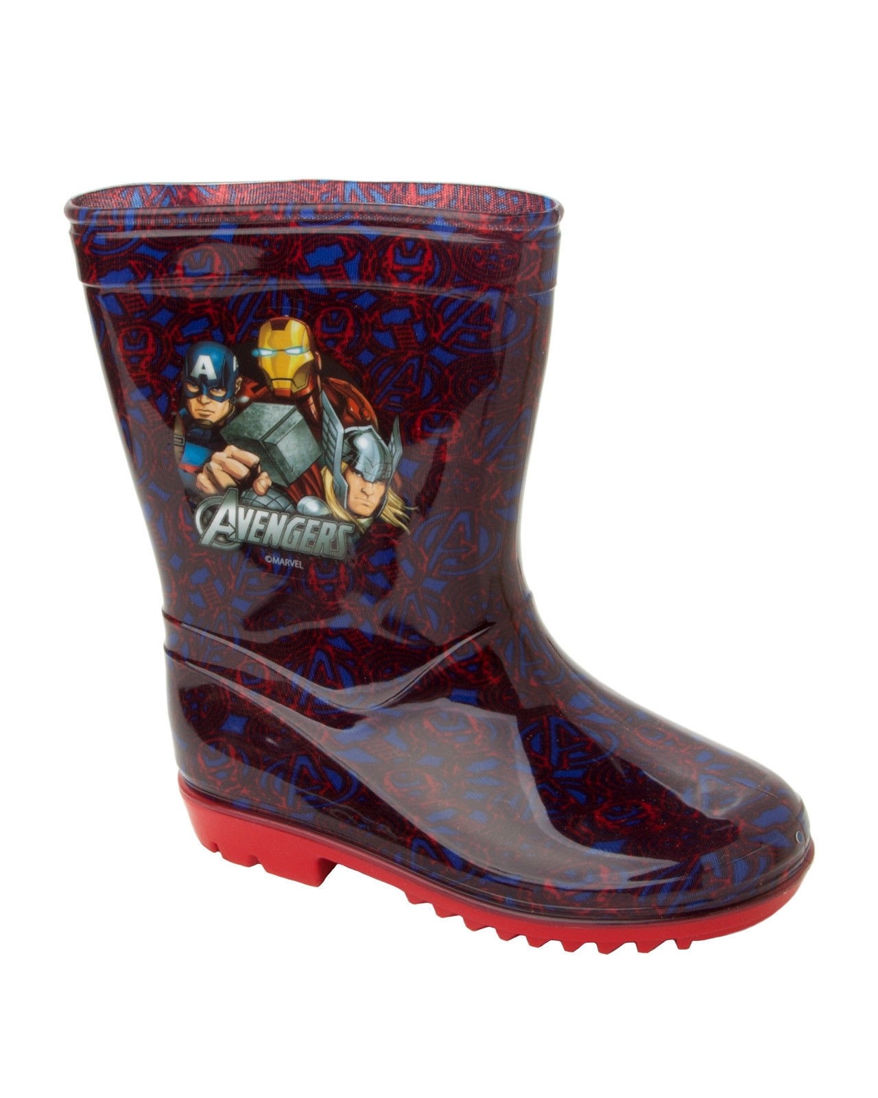 marvel avengers rain boots